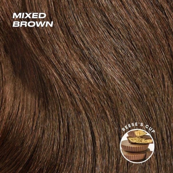 Insert Name Here U-Clip Mixed Brown - Picture 3 of 5